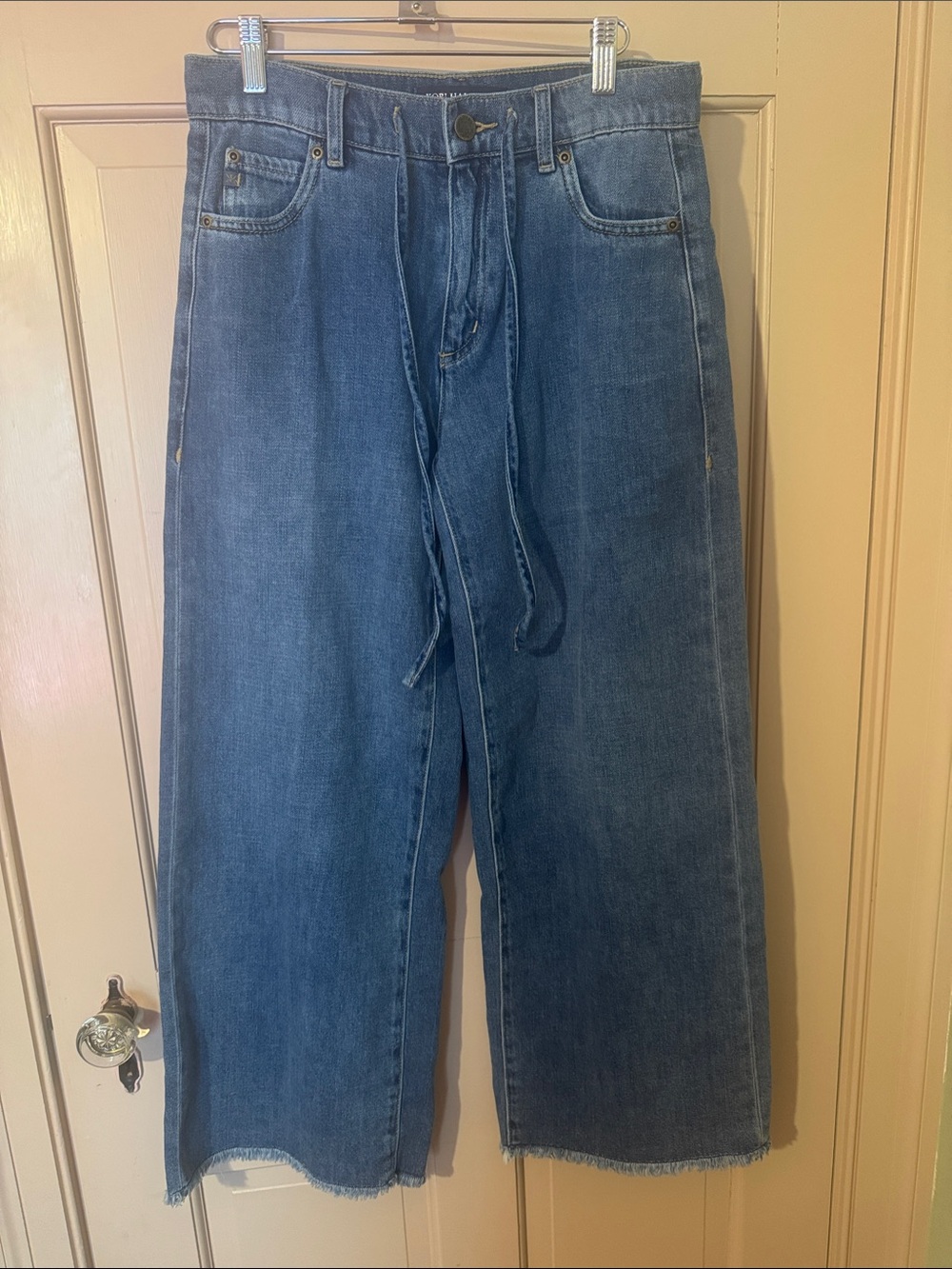 Kobi Halperin Relaxed Wide-Leg Jeans in Blue Wash NWT